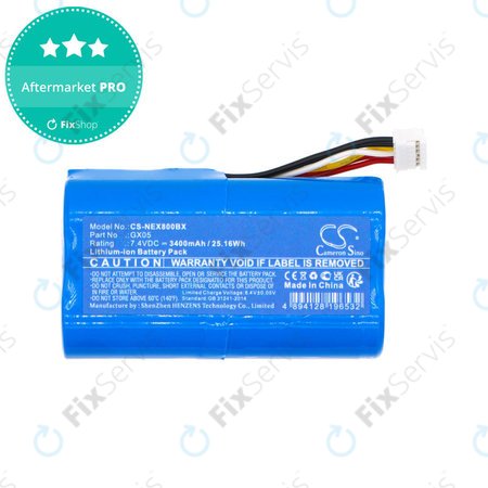 Batéria pre NEXGO N86, 3400mAh, Li-Ion, 7.4V, GX05, HQ
