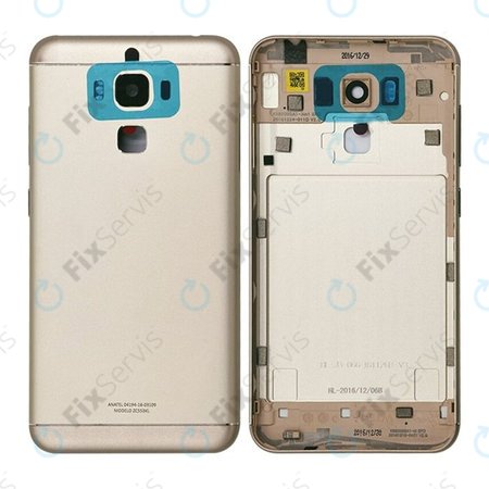 Asus Zenfone 3 Max ZC553KL (X00DD) - Batériový Kryt + Sklíčko Kamery (Zlatá)