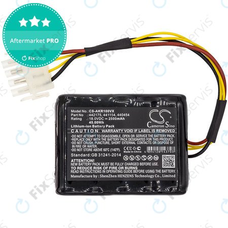 Batéria pre Al-Ko Robolinho 100, Al-Ko Robolinho 110, 2500mAh, Li-Ion, 18V, 440454, HQ