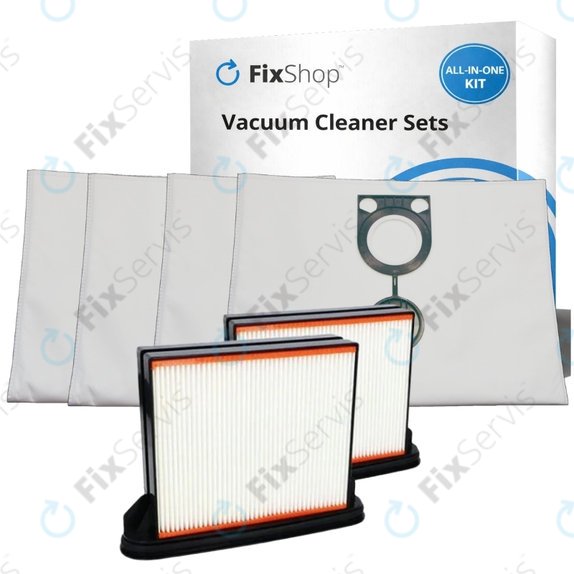 Sada náhradných dielov pre BOSCH GAS 25 (2x Filter, 4x Prachové vrecko)
