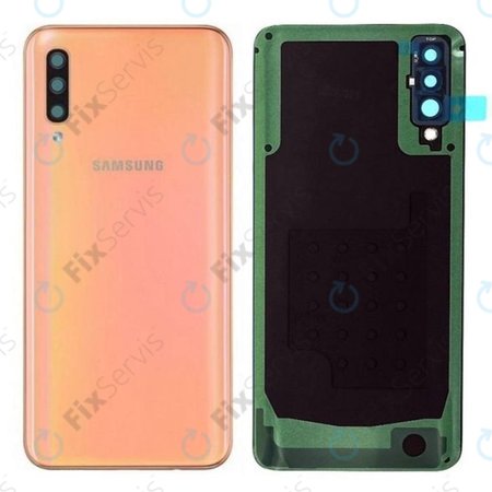 Samsung Galaxy A50 A505F - Batériový Kryt (Coral) - GH82-19229D Genuine Service Pack