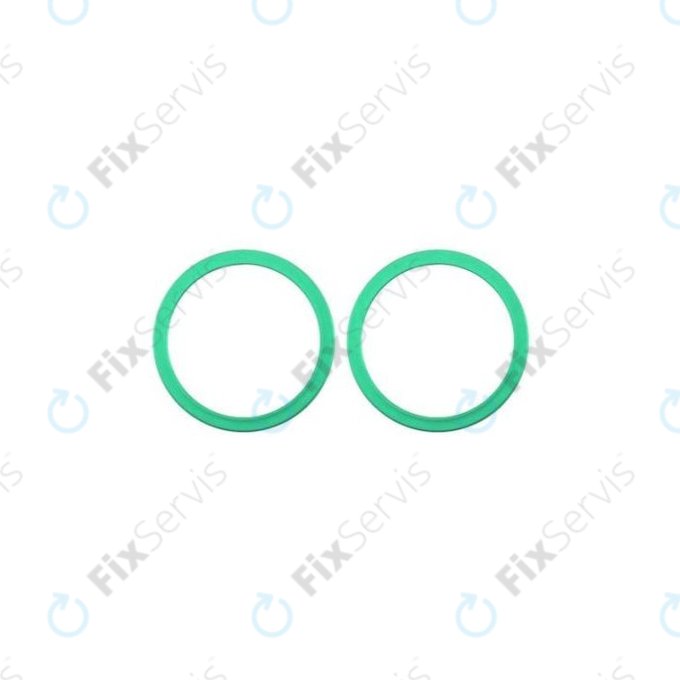 Apple iPhone 11, 12, 12 Mini - Rám Sklíčka Zadnej Kamery (Green) - 2ks