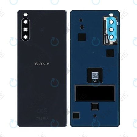 Sony Xperia 10 III - Batériový Kryt (Black) - A5034097A, A5040374A Genuine Service Pack