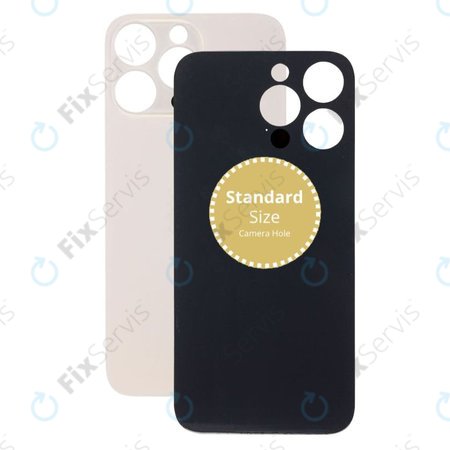 Apple iPhone 14 Pro Max - Sklo Zadného Housingu (Gold)