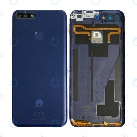 Huawei Y6 Prime (2018) - Batériový Kryt + Senzor Odtlačku (Modrá) - 97070TYK