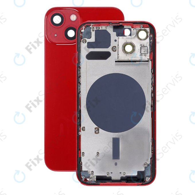 Apple iPhone 13 - Zadný Housing (Red)