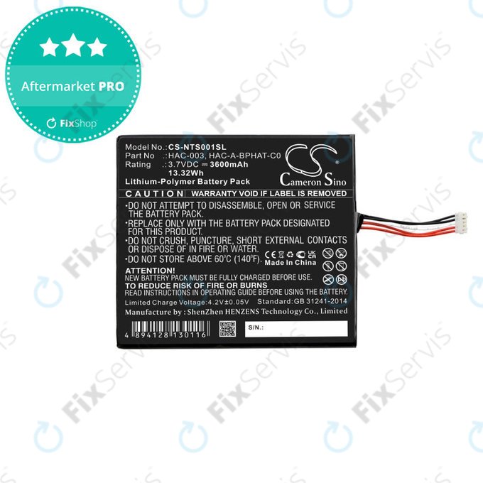 Nintendo Switch - Batéria HAC-003 3600mAh HQ