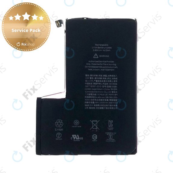 Batéria pre iPhone 12 Pro Max, 3687mAh, A2466, Service Pack