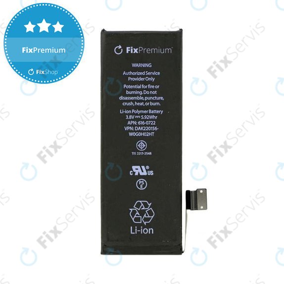 Batéria pre iPhone 5S, 1560mAh, FixPremium