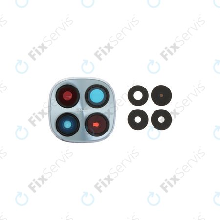 Sklíčko zadnej kamery s rámom pre Xiaomi Redmi Note 15 Pro 5G, Glacier Blue