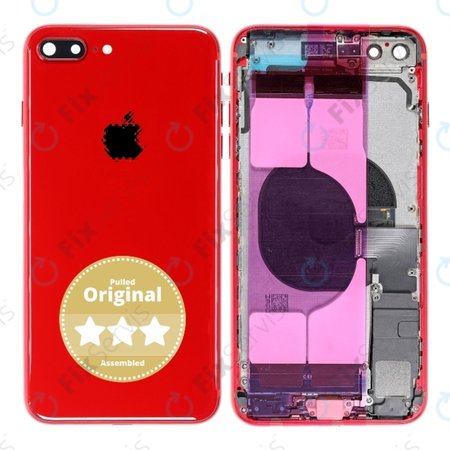 Apple iPhone 8 Plus - Zadný Housing (Red) Pulled