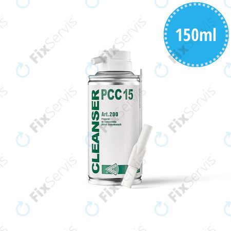 Profesionálny čistič PCB PCC15 v spreji s kefkou, 150 ml