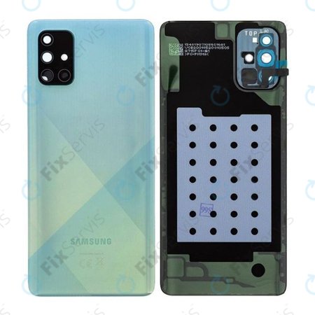 Samsung Galaxy A71 A715F - Batériový Kryt (Prism Crush Blue) - GH82-22112C Genuine Service Pack