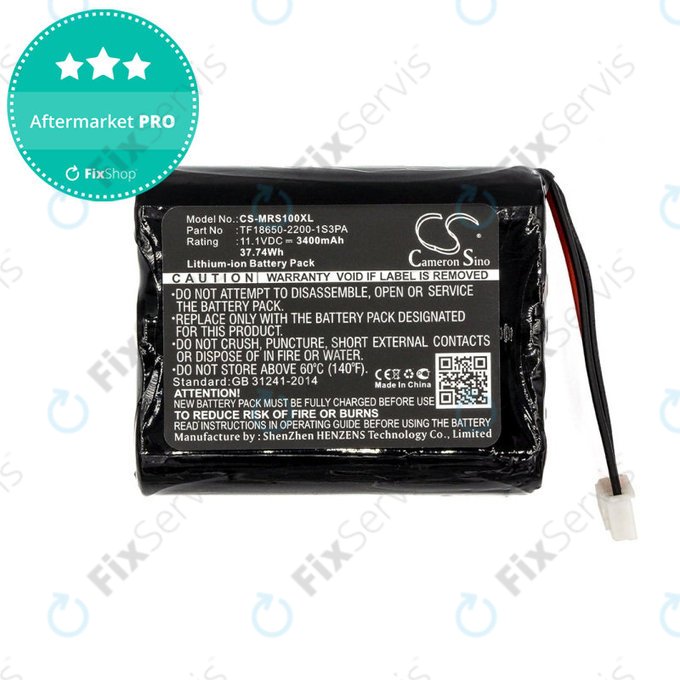 Batéria pre Marshall Stockwell, 3400mAh, Li-Ion, 11.1V, TF18650-2200-1S3PA, HQ