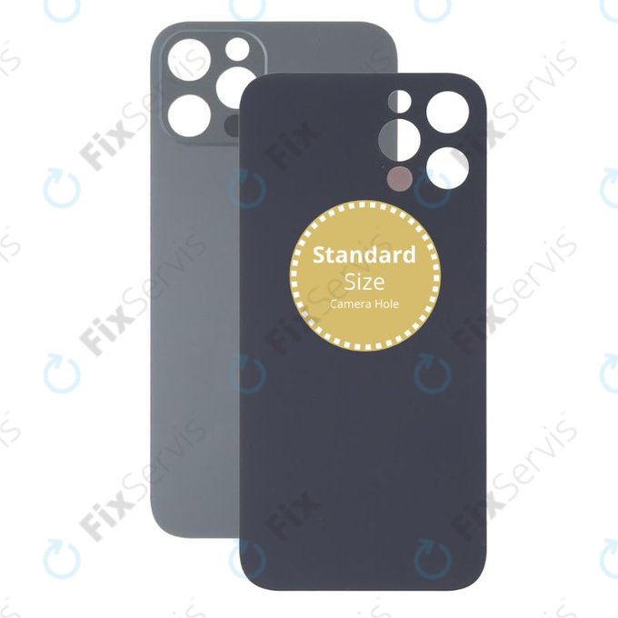 Apple iPhone 13 Pro Max - Sklo Zadného Housingu (Graphite)
