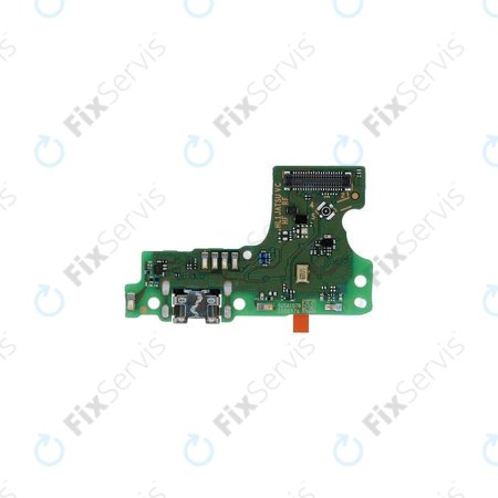Huawei Y6 (2019) - Nabíjací Konektor PCB Doska - 02352LWK Genuine Service Pack