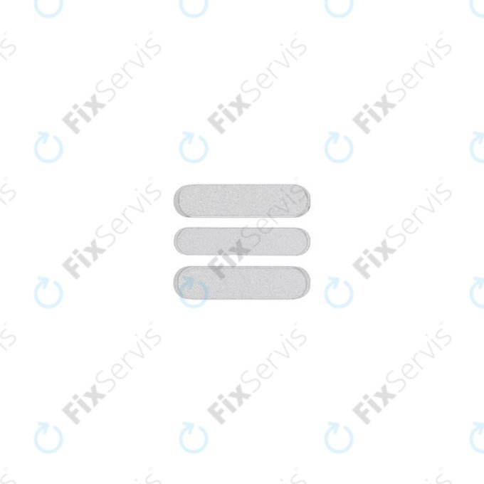 Apple iPad Pro 11.0 (1st Gen 2018), 12.9 (3rd Gen 2018) - Bočné Tlačidlá (Silver)