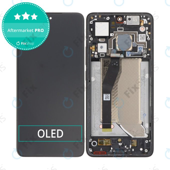 Xiaomi 14T Pro 2407FPN8EG - LCD Displej + Dotykové Sklo + Rám (Titan Black) OLED