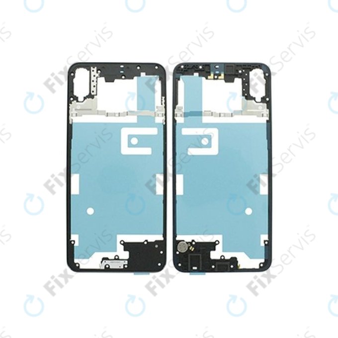 Huawei Honor 8X - Zadný Plastový Rám (Black) - 02352EAK