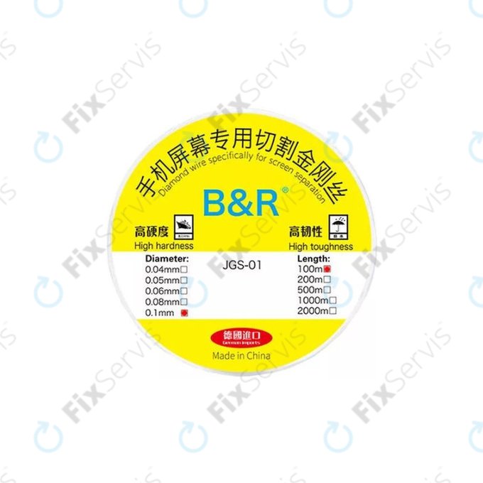 Gold Wire - Drôt na Separovanie LCD Displejov (0.1mm x 100m)