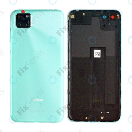 Huawei Y5p - Batériový Kryt + Sklíčko Zadnej Kamery (Mint Green) - 97070XVF Genuine Service Pack