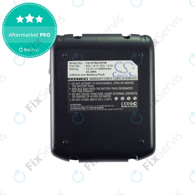 Batéria pre Hitachi C 14dsl, Dv 14dbl, Wh 14dbl, 3000mAh, Li-Ion, 14.4V, BSL 1415, BSL 1430, HQ