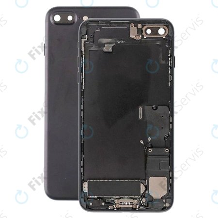 Apple iPhone 7 Plus - Zadný Housing s Malými Dielmi (Black)