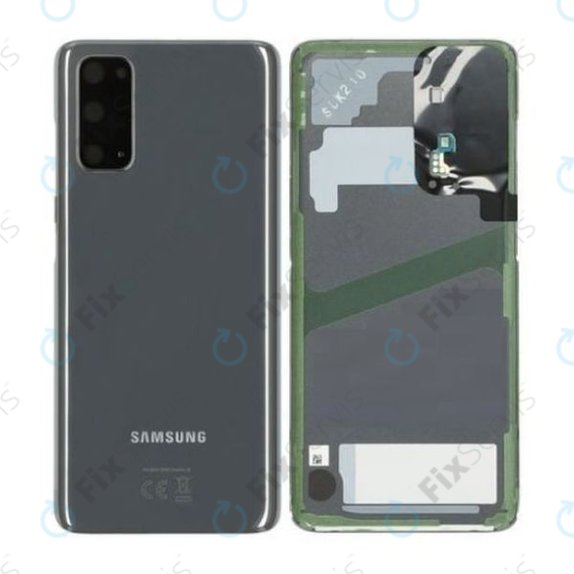 Samsung Galaxy S20 G980F - Batériový Kryt (Cosmic Grey) - GH82-22068A, GH82-21576A Genuine Service Pack