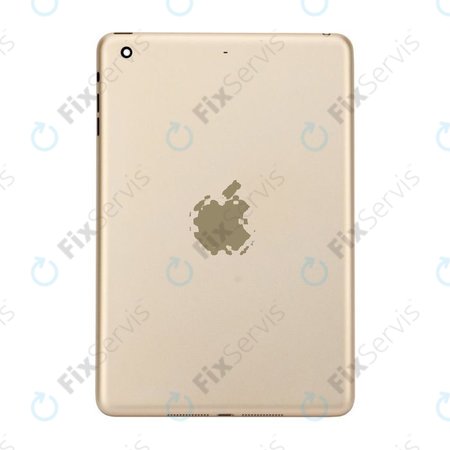 Apple iPad Mini 3 - Zadný Housing WiFi Verzia (Gold)