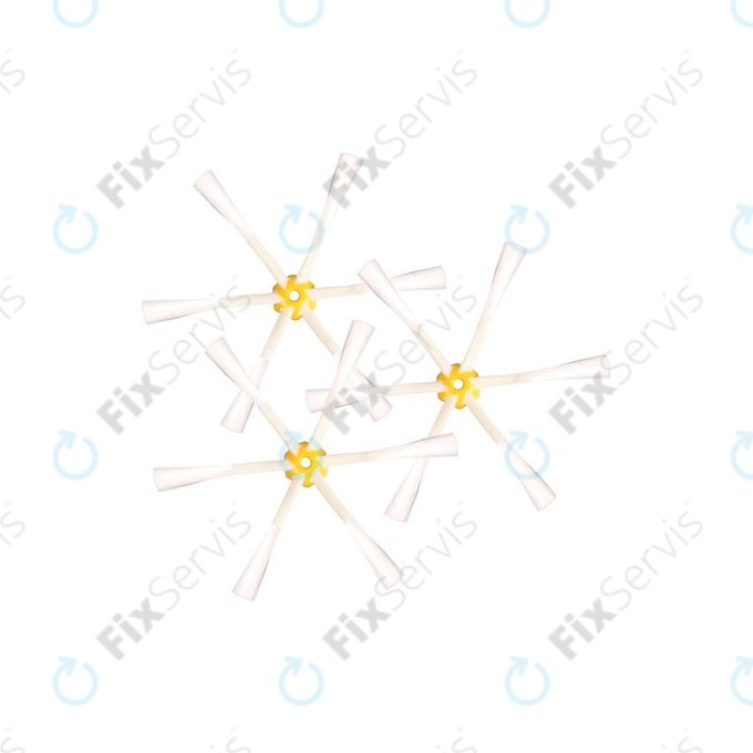 iRobot Roomba 500, 600, 700-series - Viacramenná Bočná Kefa (3ks)