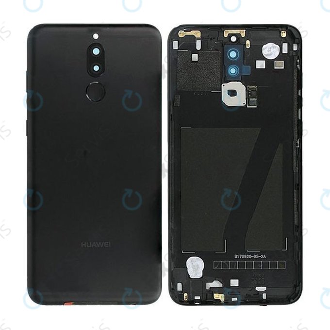 Huawei Mate 10 Lite RNE-L21 - Batériový Kryt + Senzor Odtlačku Prsta (Black) - 02351QPC Genuine Service Pack