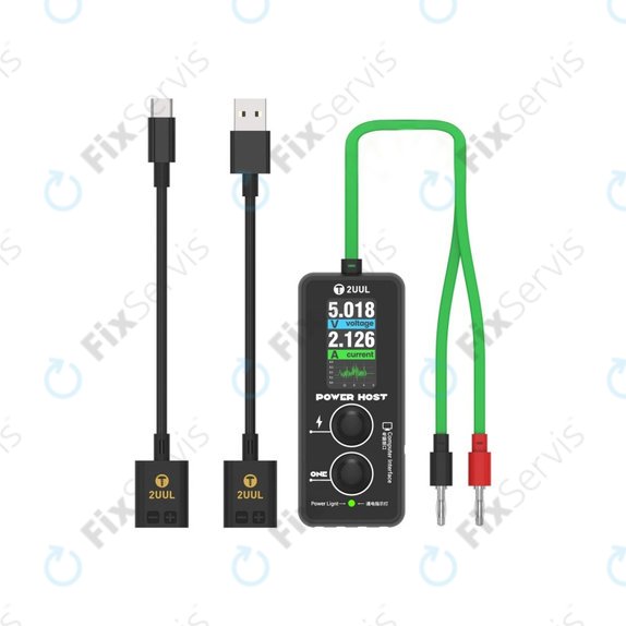 Digitálny USB-C tester napätia a prúdu (Power Host), 2UUL PW15