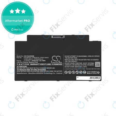 Batéria pre Fujitsu Lifebook AH77, A556, A3510, U536, 4050mAh, Li-Pol, 10.8V, CP641484-01, HQ