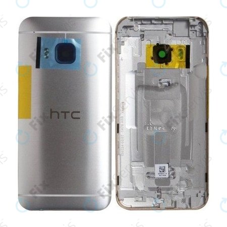 HTC One M9 - Batériový Kryt (Silver) - 83H40031-15