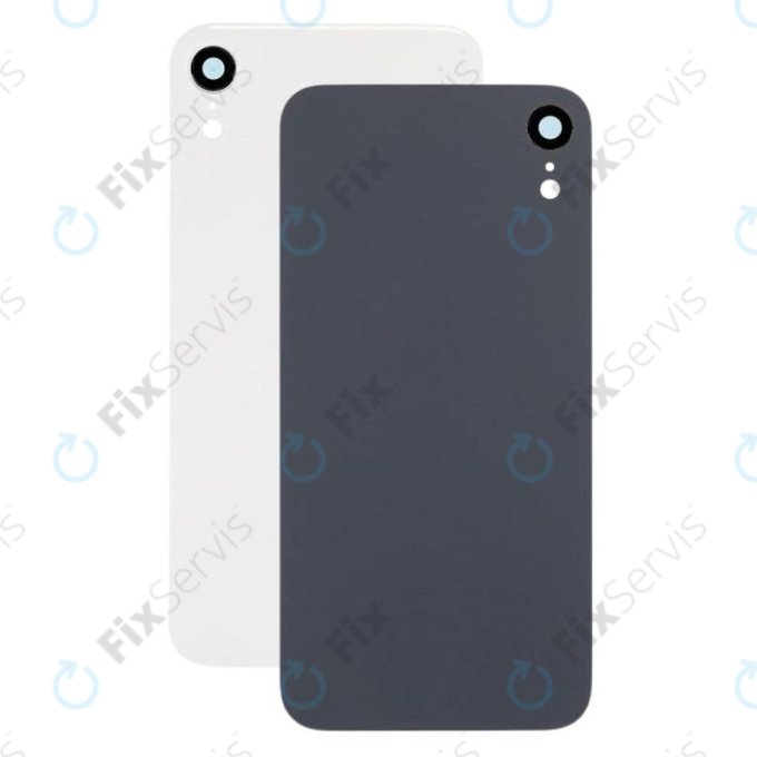 Apple iPhone XR - Sklo Zadného Housingu + Sklíčko Kamery (White)