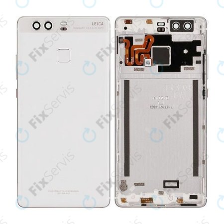 Huawei P9 - Batériový Kryt + Senzor Odtlačku Prsta (Ceramic White)