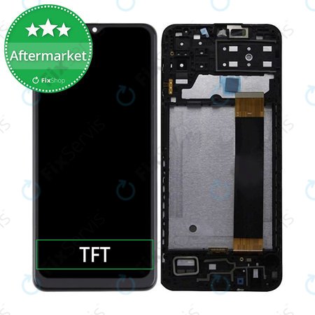 Samsung Galaxy M13 M135F - LCD Displej + Dotykové Sklo + Rám (Black) TFT