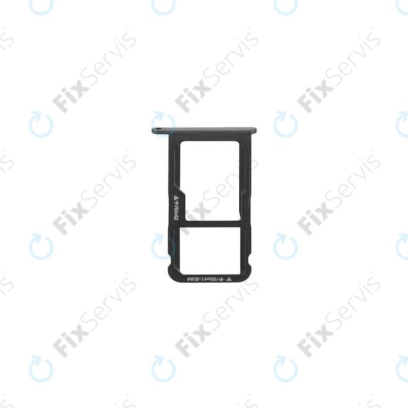 Huawei P8 Lite ALE-L21, P9 Lite (2017) PRA-L21 - SIM Slot (Black) - 51661CYH Genuine Service Pack