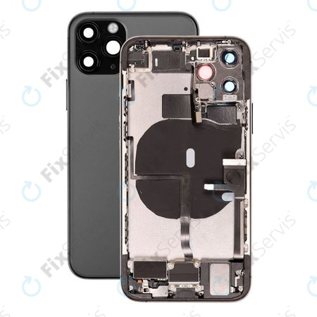 Apple iPhone 11 Pro - Zadný Housing s Malými Dielmi (Space Gray)