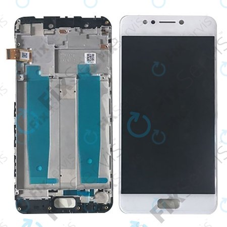 Asus Zenfone 4 Max ZC520KL (X00HD) - LCD + Dotykové Sklo + Rám (Biela)