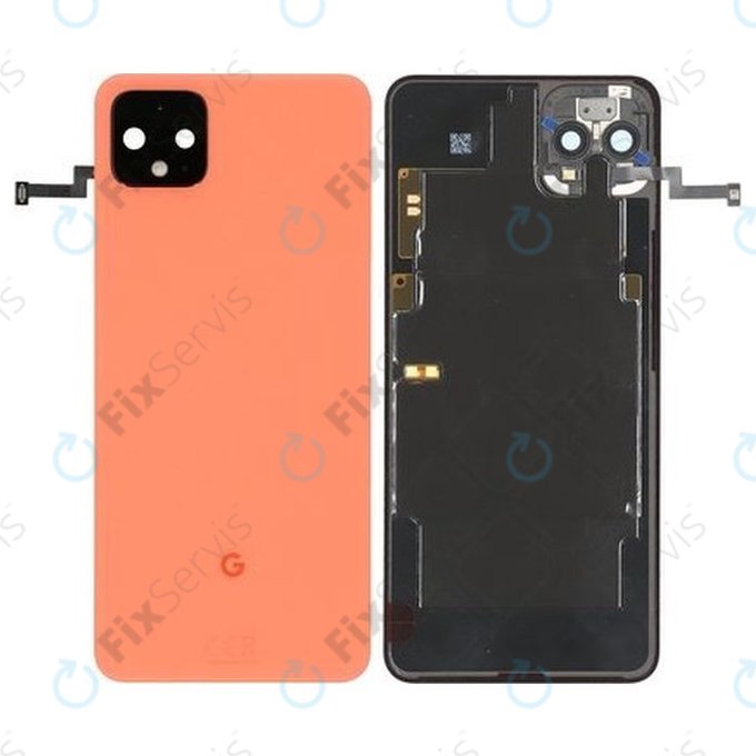 Google Pixel 4 XL - Batériový Kryt (Oh So Orange) - 20GC20W0009 Genuine Service Pack