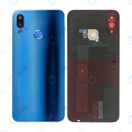 Huawei P20 Lite - Batériový Kryt + Čítačka Odtlačku (Klein Blue) - 02351VTV, 02351VNU Genuine Service Pack