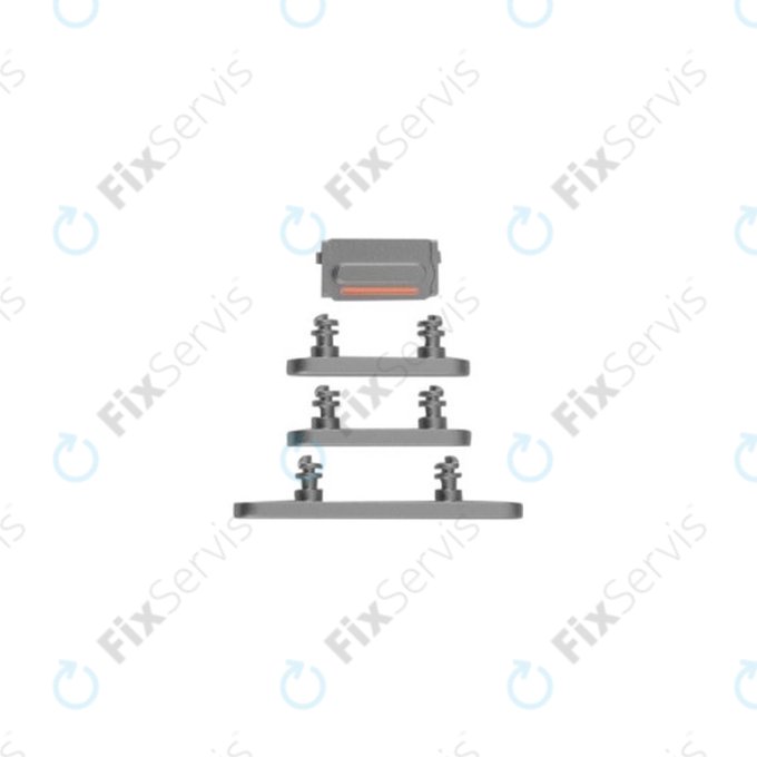 Apple iPhone 14 Pro - Bočné Tlačidlá (Space Black)