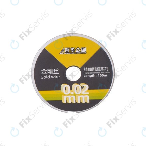 Gold Wire - Drôt na Separovanie LCD Displejov (0.02mm x 100m)