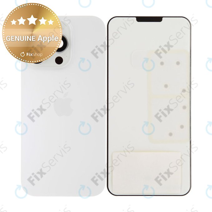 Sklo Zadného Housingu pre iPhone 16 Pro | White Titanium | 661-42723 | Genuine Apple