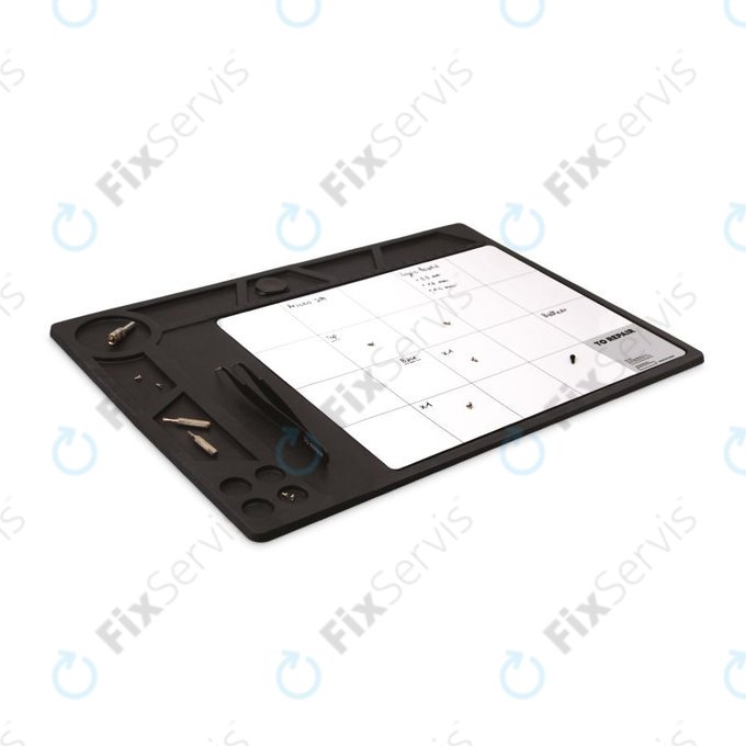 SBS - Magnetická podložka Pro na skrutky a drobné diely 4v1, čierna