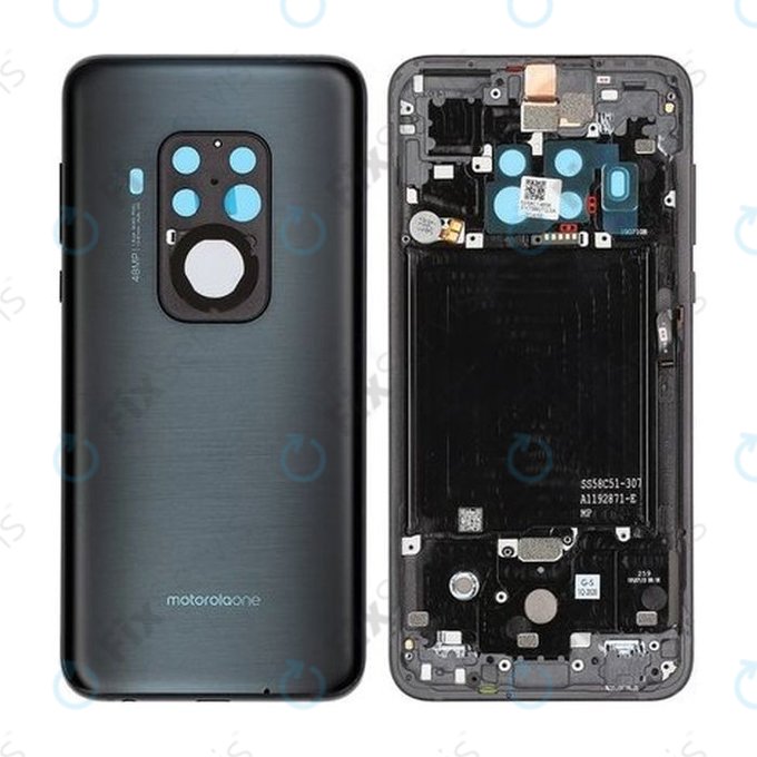 Motorola One Zoom XT2010 - Batériový Kryt (Electric Grey) - 5S58C14656 Genuine Service Pack