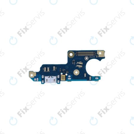 Nokia 6 - Nabíjací Konektor + Mikrofón PCB Doska - 31PLEA1000E Genuine Service Pack