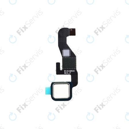 Motorola Moto Z XT1650 - Tlačidlo Domov + Senzor Odtlačku Prsta (White)