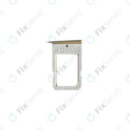 Samsung Galaxy S6 Edge G925F - SIM Slot (Gold Platinum) - GH98-35872C Genuine Service Pack